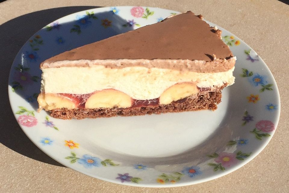 Schokoladen-Bananen-Torte