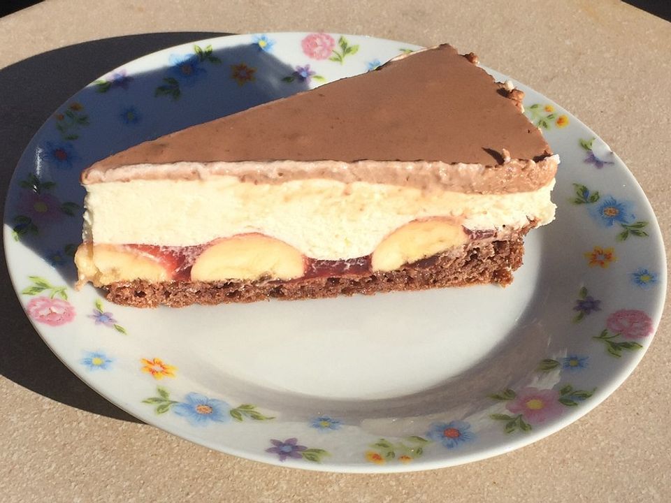 Schokoladen Bananen Torte Von Sunny Chefkoch