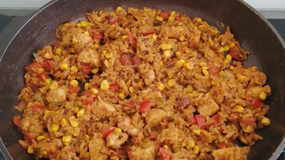 Mexikanisches Hühnchen mit Reis von Lozi88 Mexikanisches Hühnchen mit Reis von Lozi88