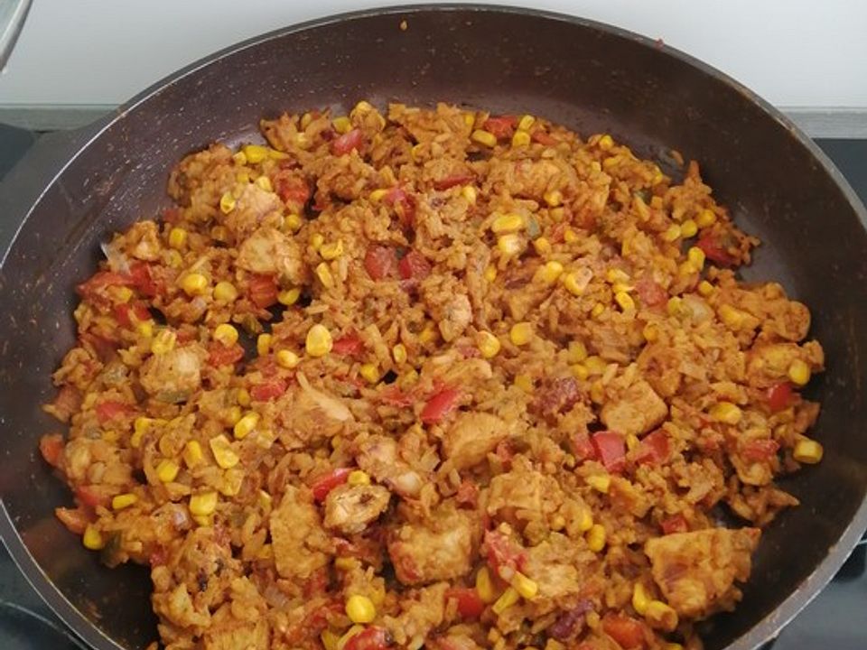 Mexikanisches Hühnchen mit Reis von Lozi88| Chefkoch