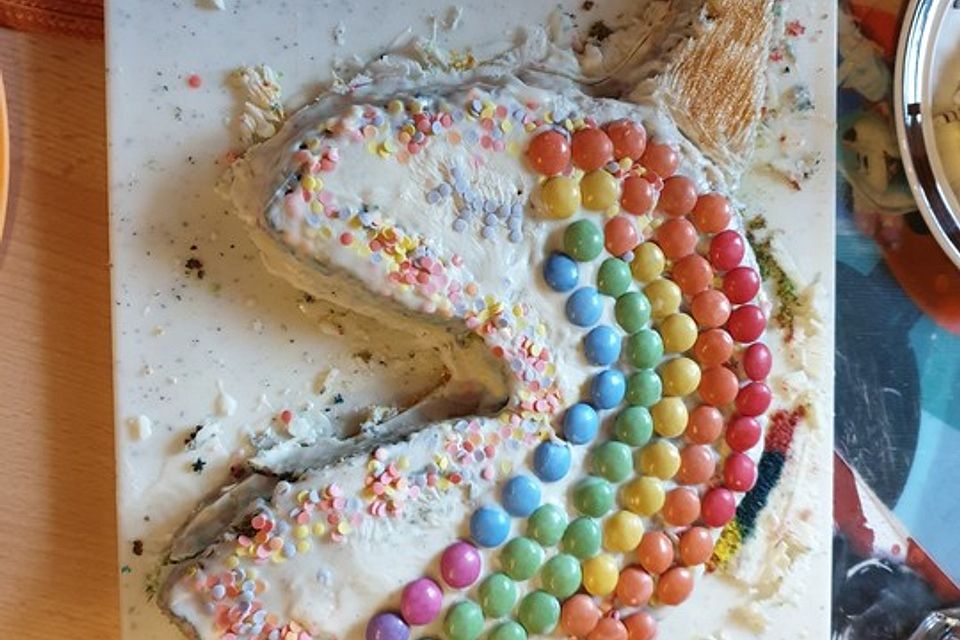 Einhorn-Kuchen