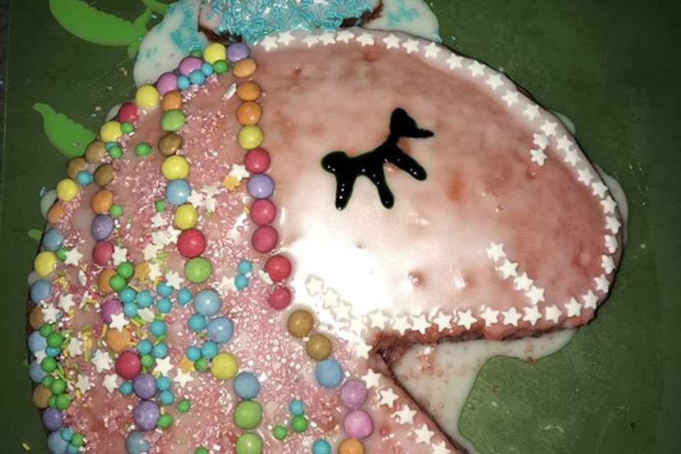 Einhorn-Kuchen