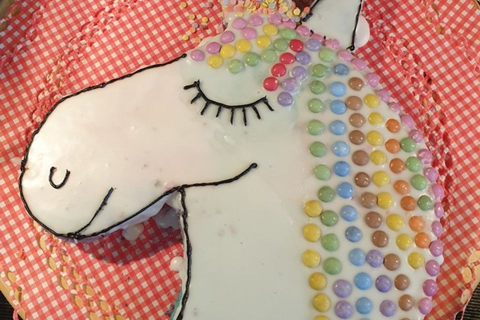 Einhorn-Kuchen