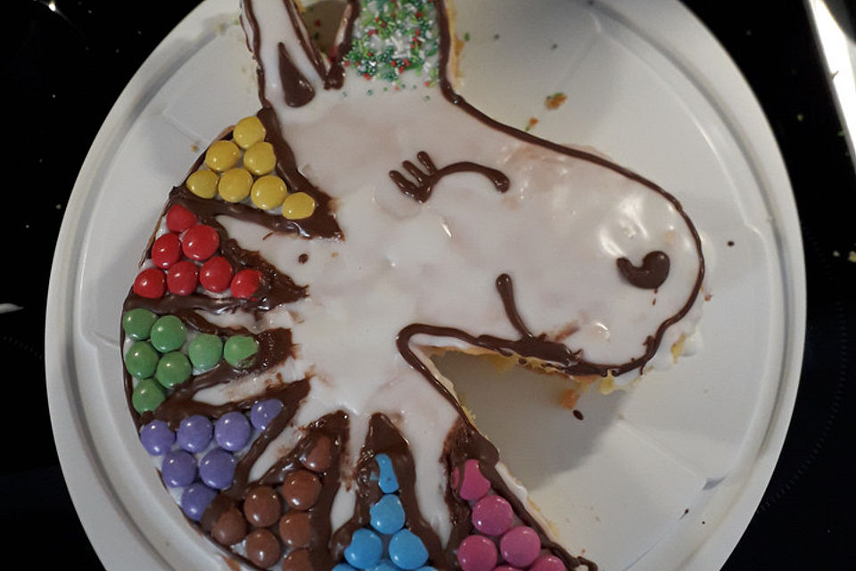 Einhorn-Kuchen