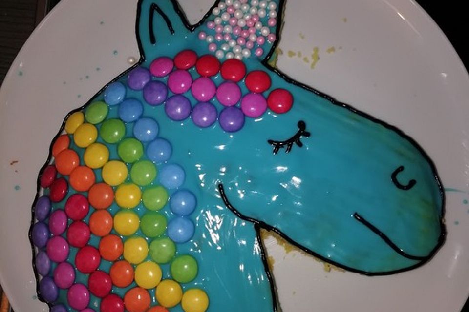 Einhorn-Kuchen