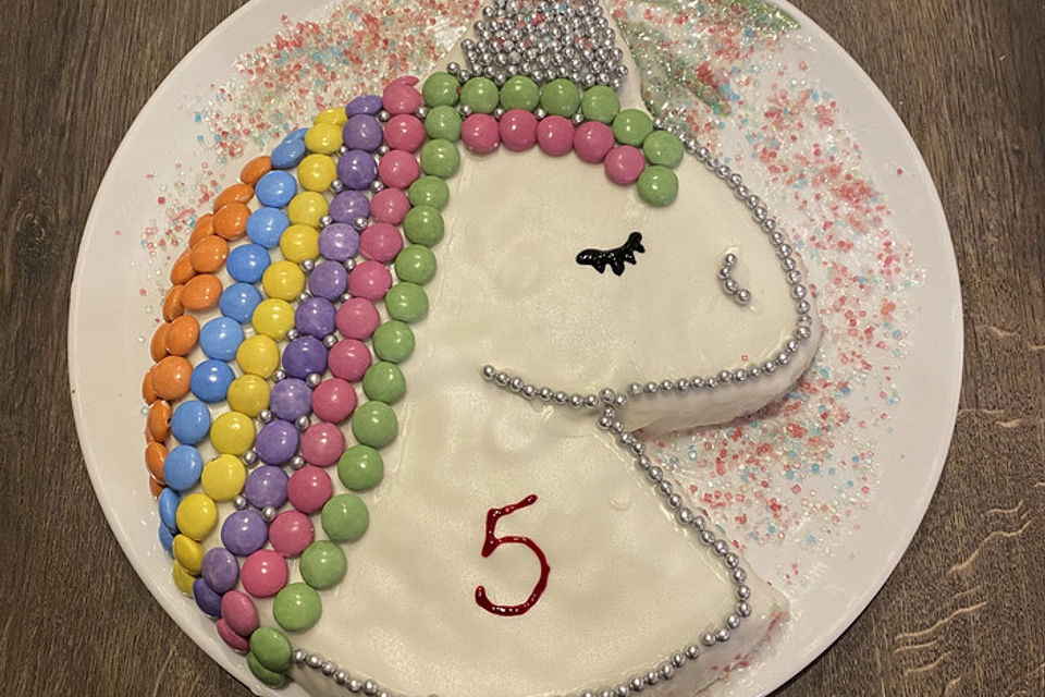 Einhorn-Kuchen