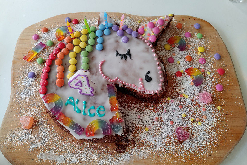 Einhorn-Kuchen