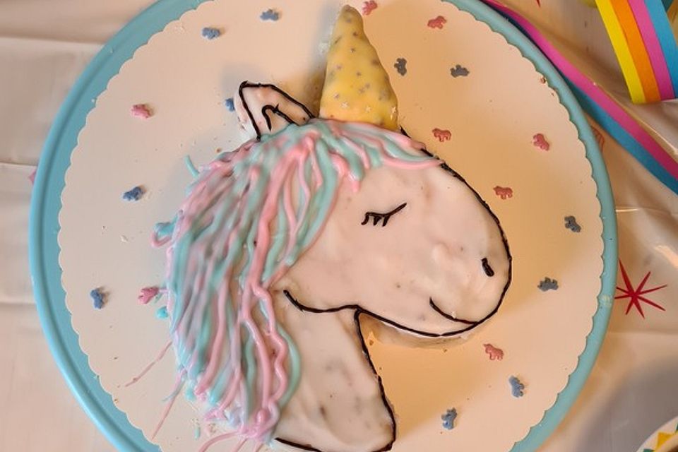 Einhorn-Kuchen