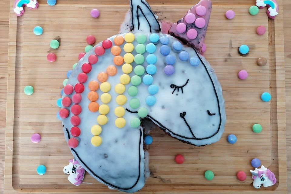 Einhorn-Kuchen