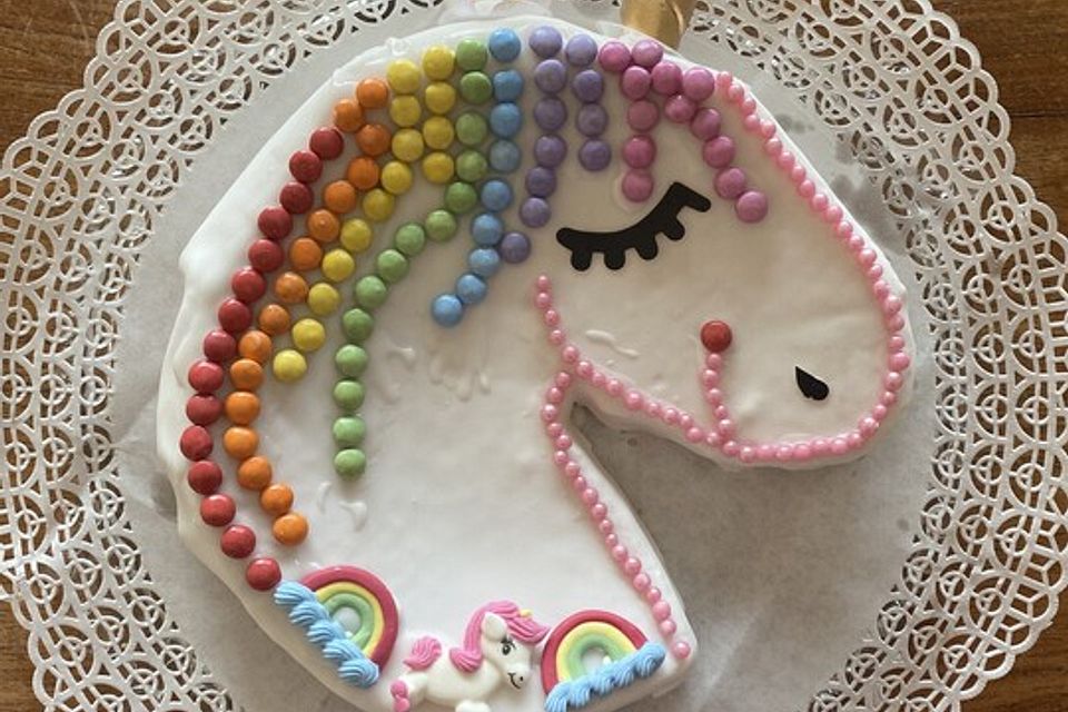 Einhorn-Kuchen