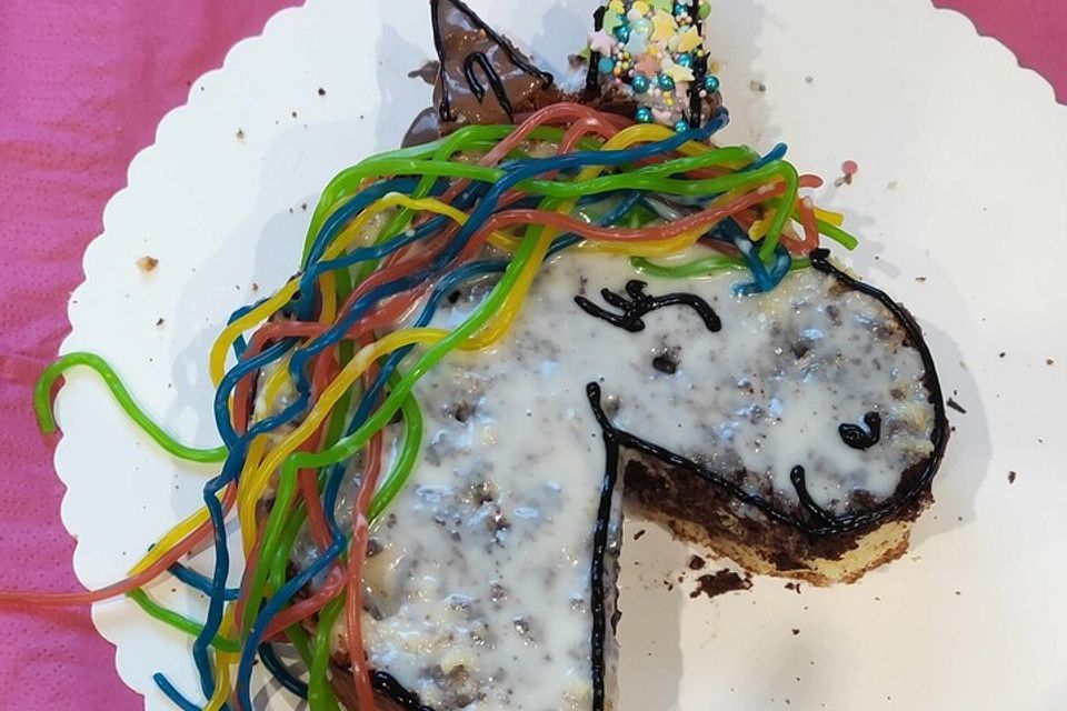 Einhorn-Kuchen