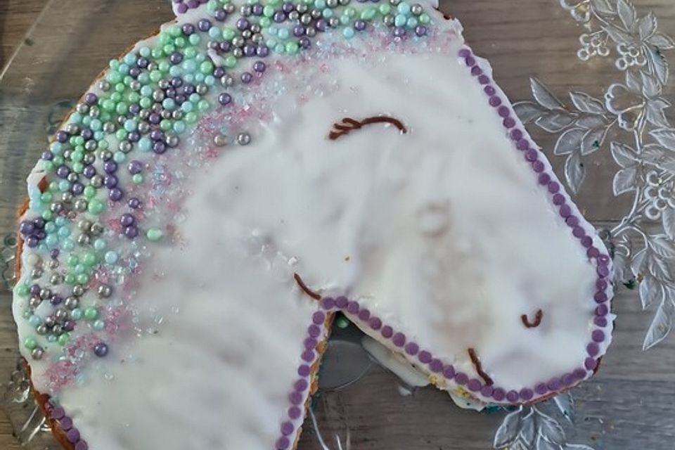 Einhorn-Kuchen