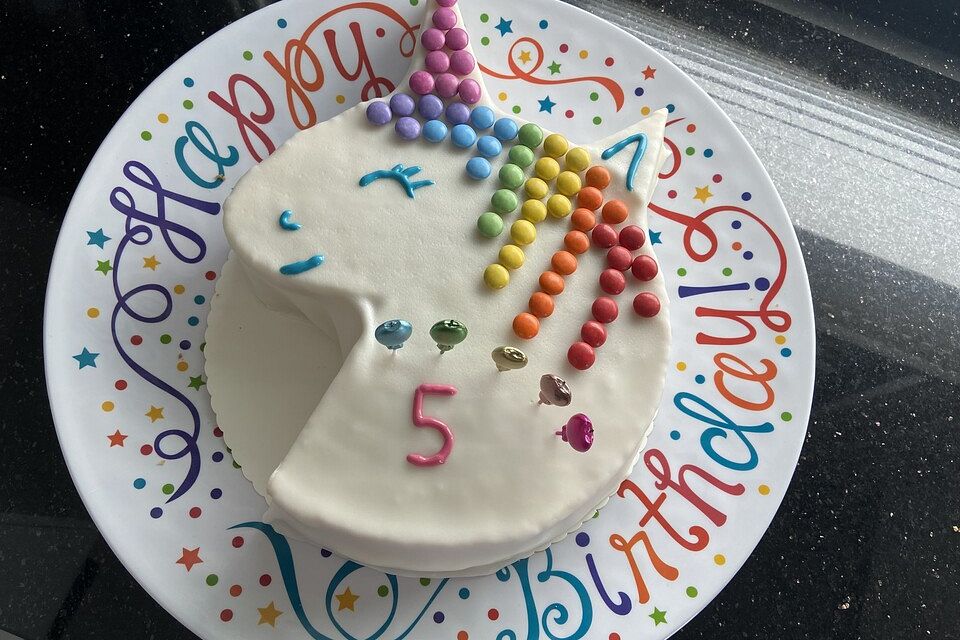 Einhorn-Kuchen