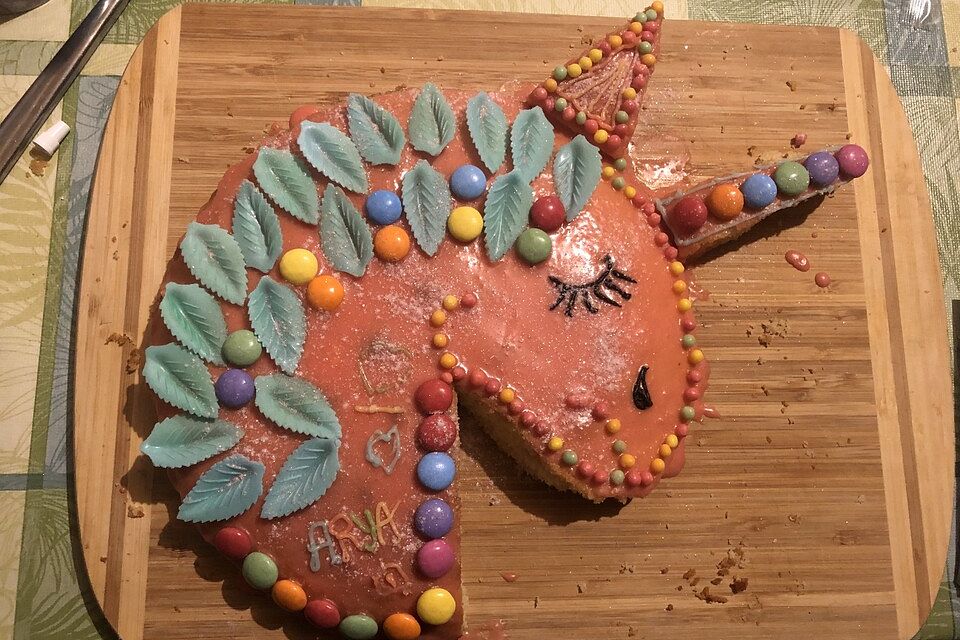 Einhorn-Kuchen