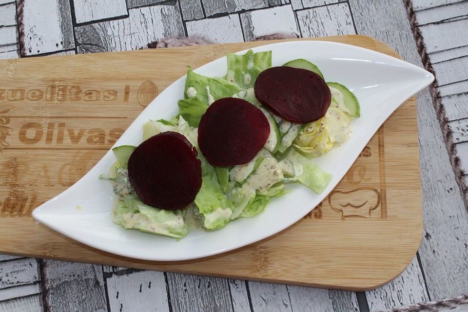 Blattsalat mit Roter Bete