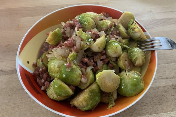 Rosenkohl aus der Pfanne