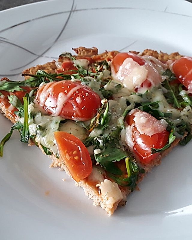 Thunfischboden-Pizza