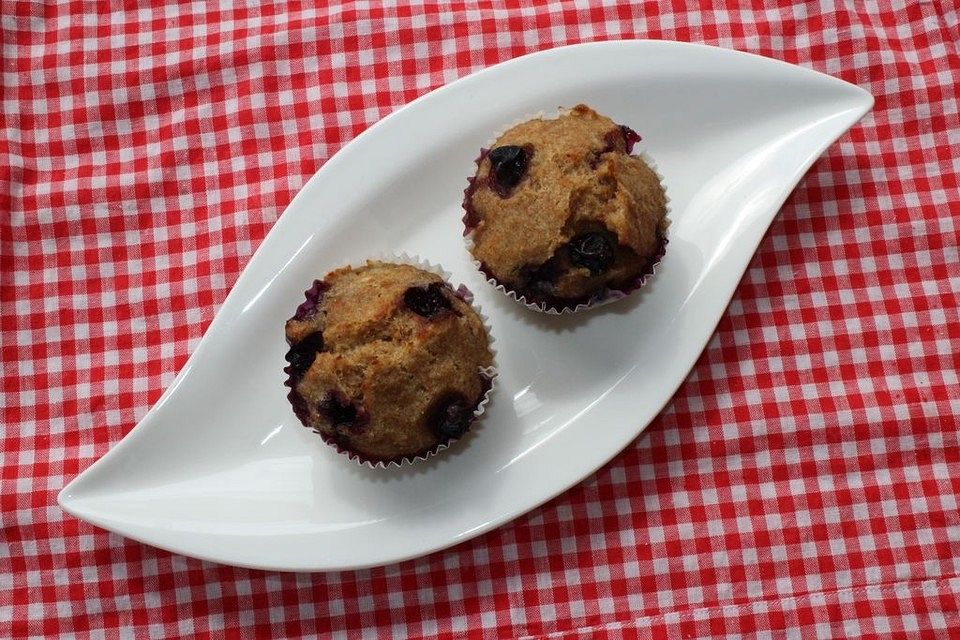 Perfekte Blueberrymuffins - wie gekauft!