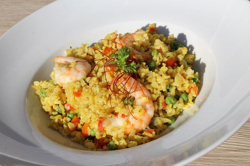 Einfache Paella