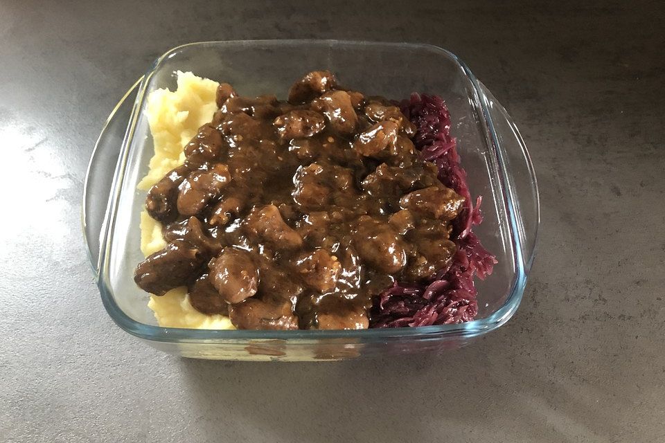 Herzchenragout vom Hähnchen