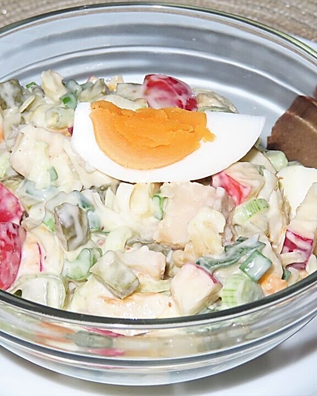 Räucherfisch-Salat