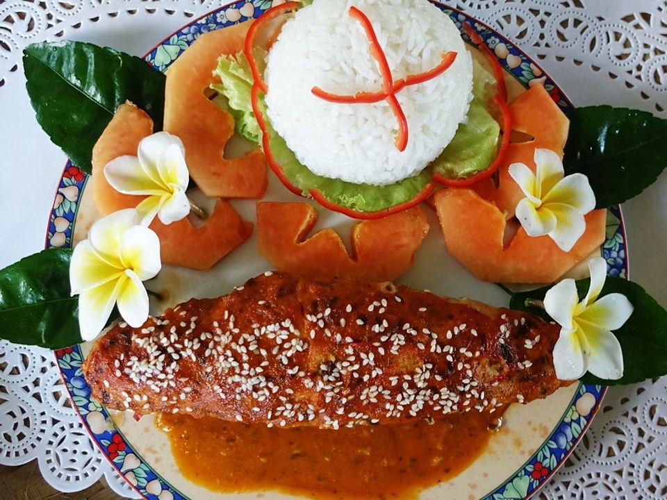 Gefüllte Zucchini in Tomatensauce mit Reis von dieter_sedlaczek| Chefkoch