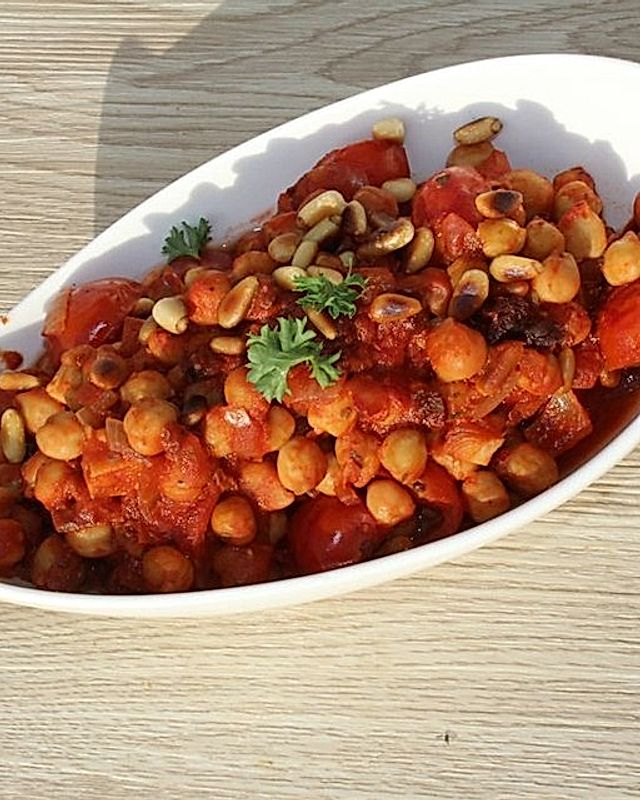 Kichererbsen-Tomaten-Pfanne
