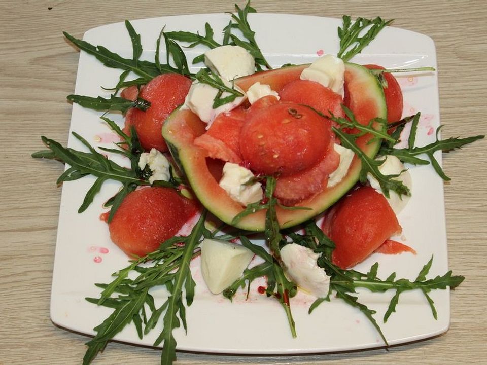 Melonensalat mit Hirtenkäse von Insaskäsewelt| Chefkoch