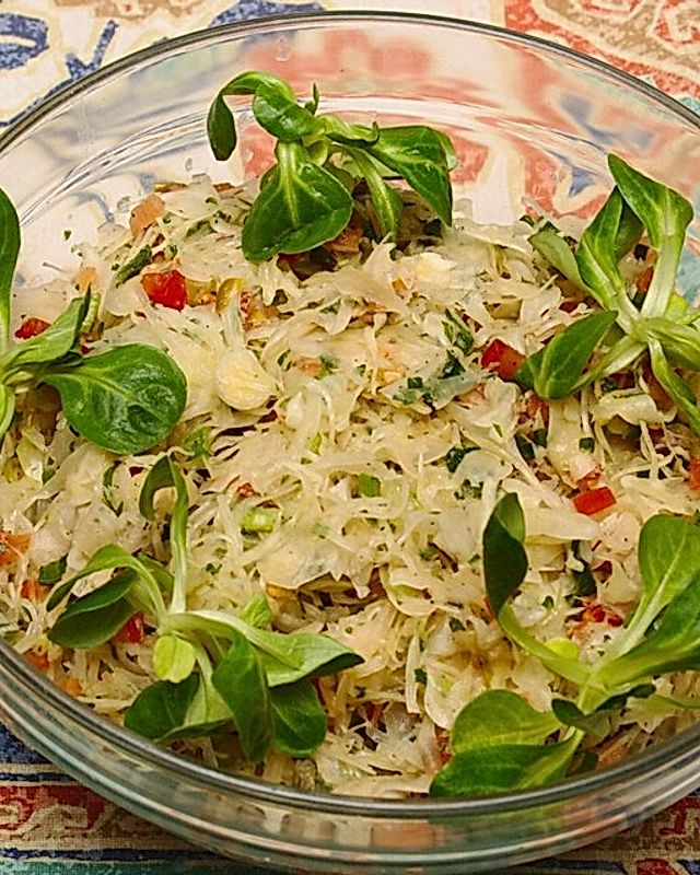 Marokkanischer Weißkohlsalat