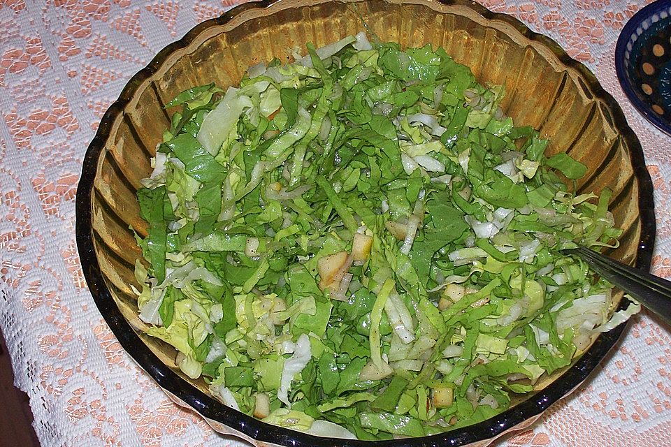 Dressing für Feldsalat, Salat mit Wild oder Rehkeule