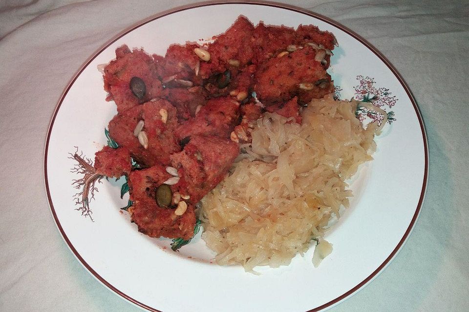 Brot in Tomatensauce mit Sauerkraut