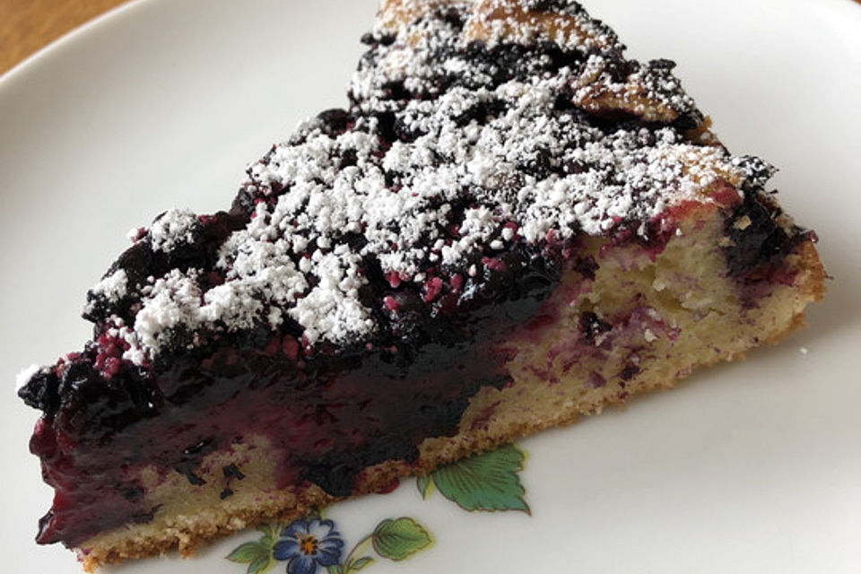 Himbeer-Blaubeer-Kuchen