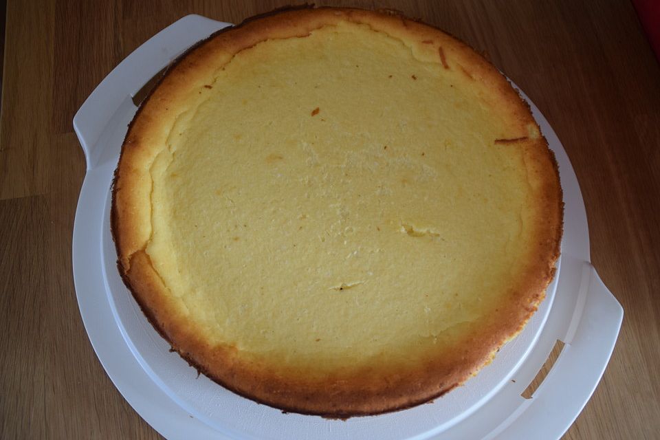 Flacher Käsekuchen