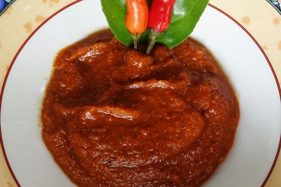 Thailändische Rote Currypaste mit Ingwer