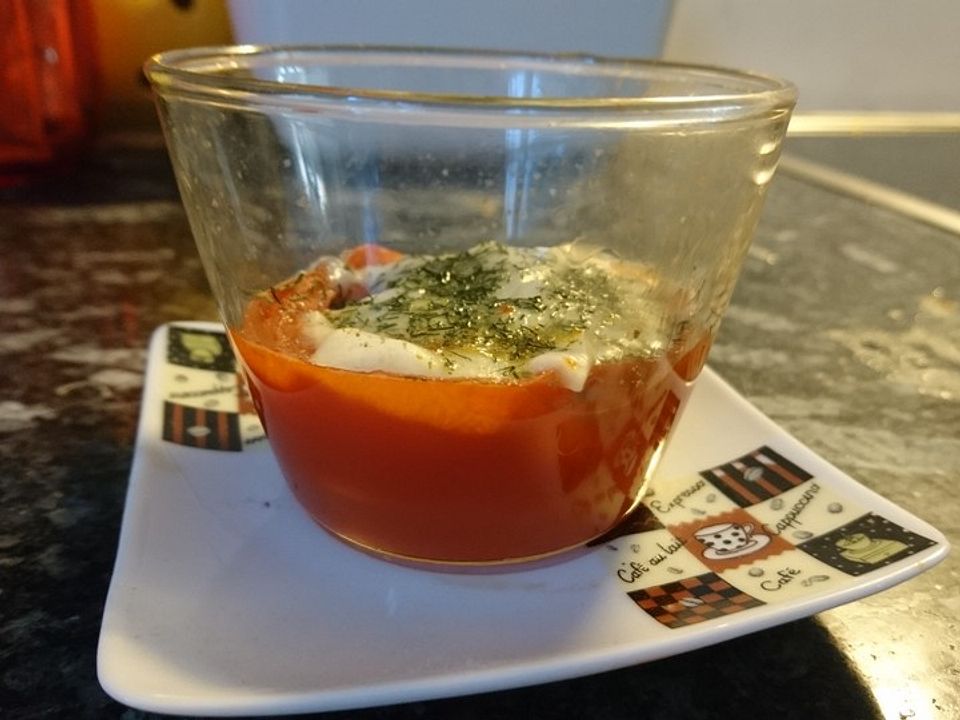 Gedämpfte Tomate im Glas - aus der Mikrowelle von suterma| Chefkoch