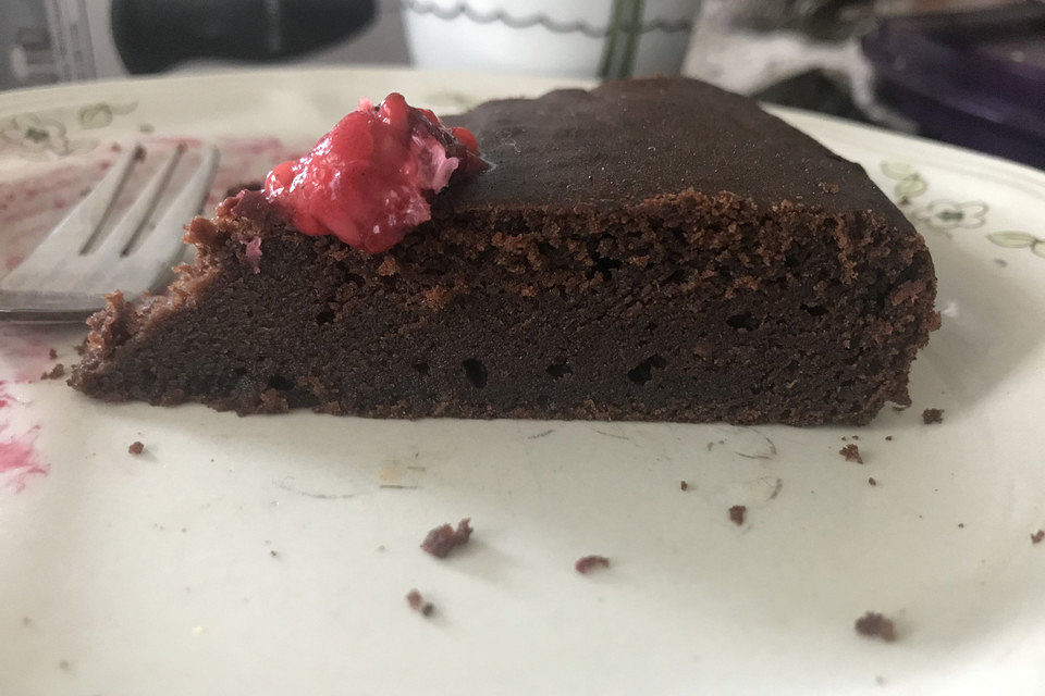 Veganer Schokokuchen ohne Zucker Veganer Schokokuchen ohne Zucker