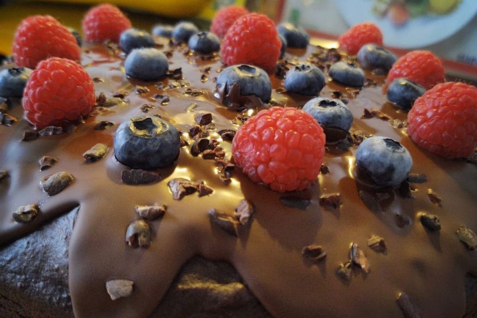 Veganer Schokokuchen ohne Zucker Veganer Schokokuchen ohne Zucker