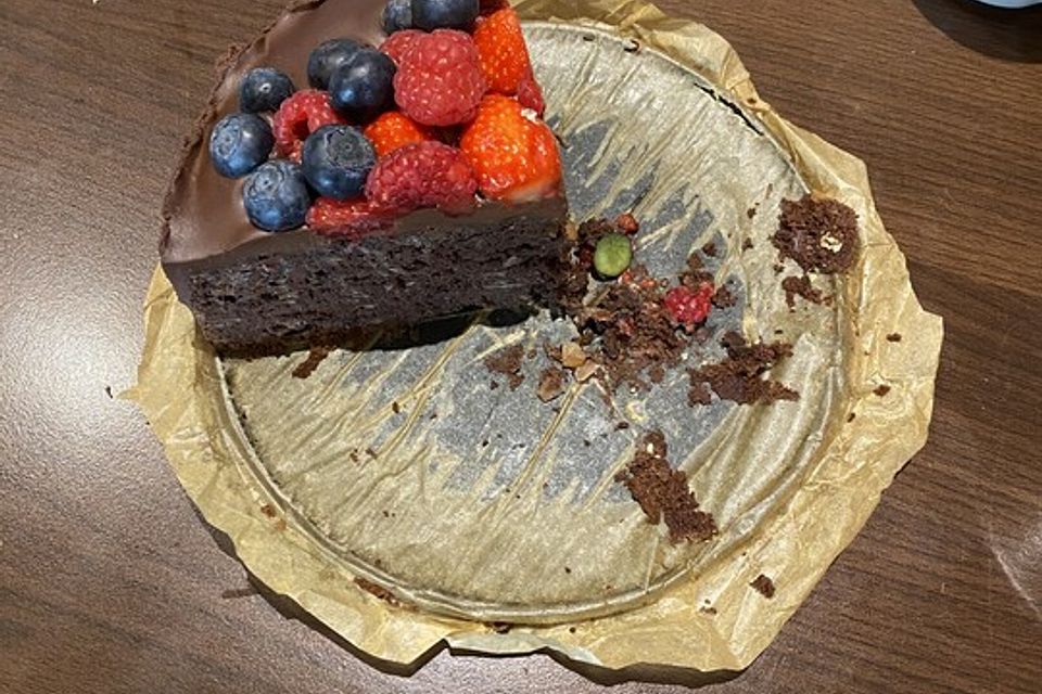 Veganer Schokokuchen ohne Zucker Veganer Schokokuchen ohne Zucker