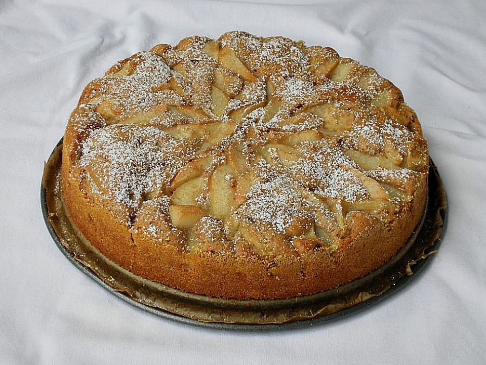 Gedeckter Birnenkuchen| Chefkoch