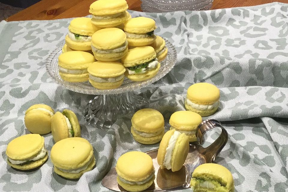 Macarons mit Frischkäsefüllung