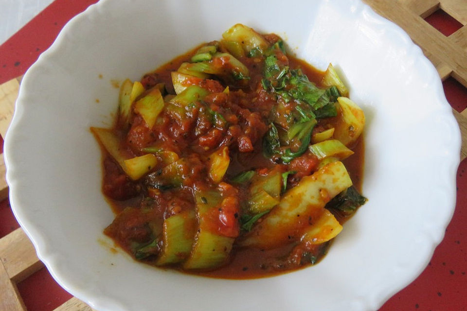 Pak Choi Tomaten-Gemüse à la Didi