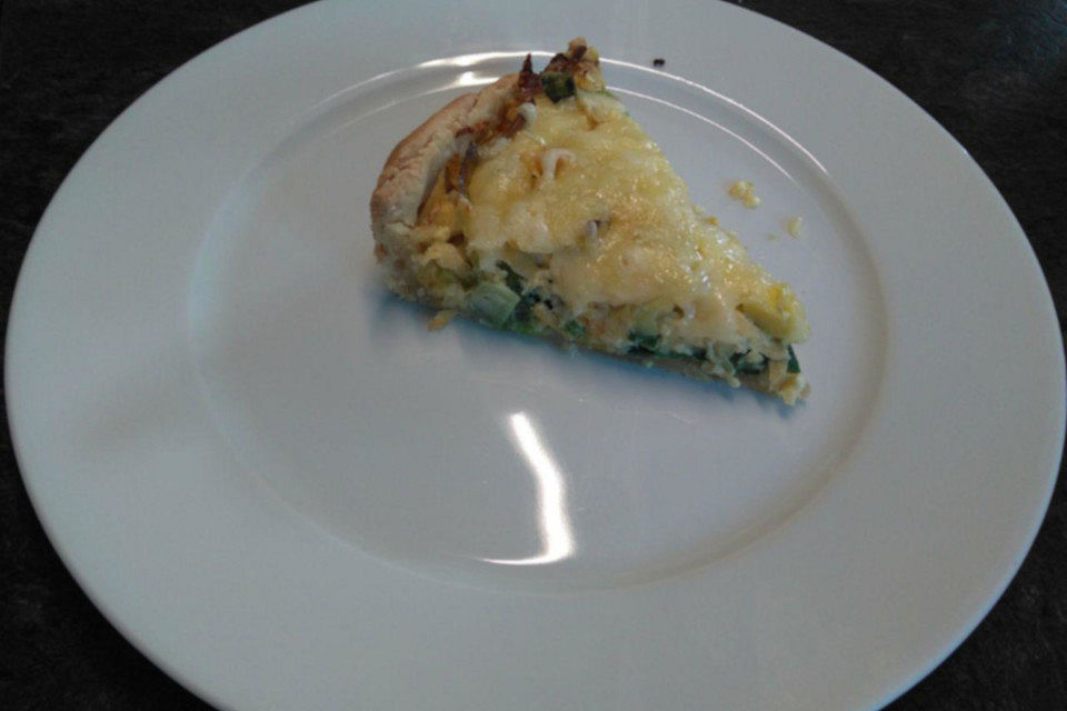 Steckrüben-Lauch-Quiche