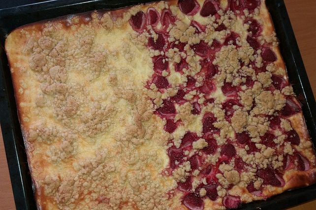 Quark-Streusel-Kuchen mit Himbeeren von Maus2003| Chefkoch