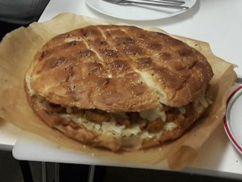 Riesen Burger mit Gyros von Rolande1919 | Chefkoch