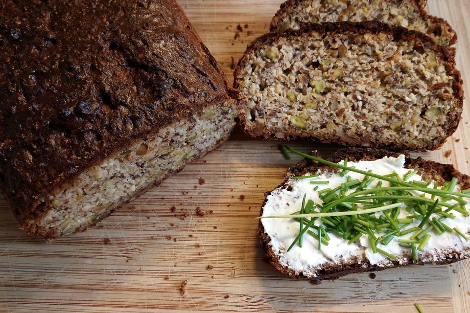 Pistazien-Mandel-Brot, low carb