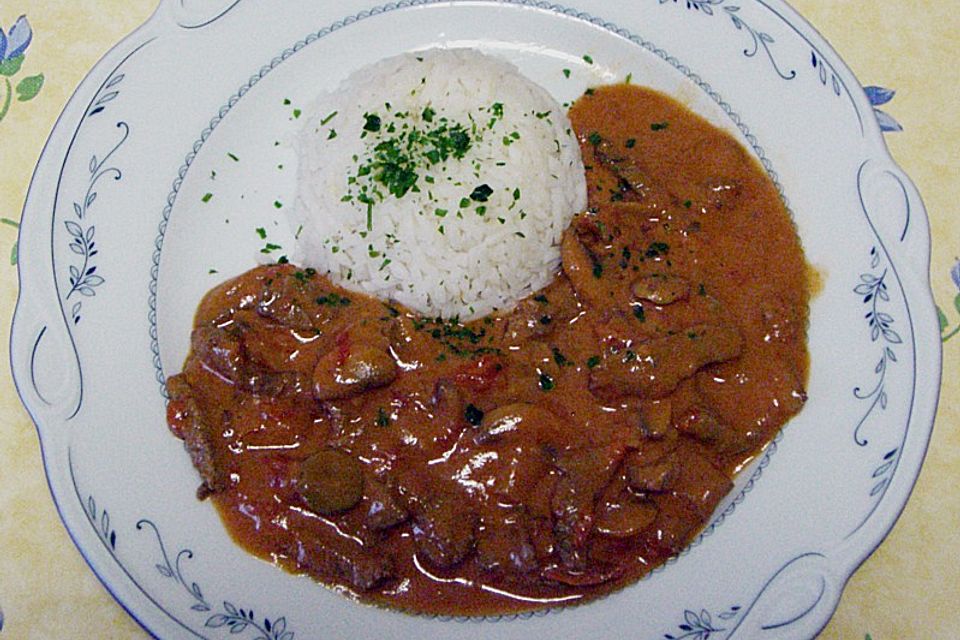 Boeuf Stroganoff