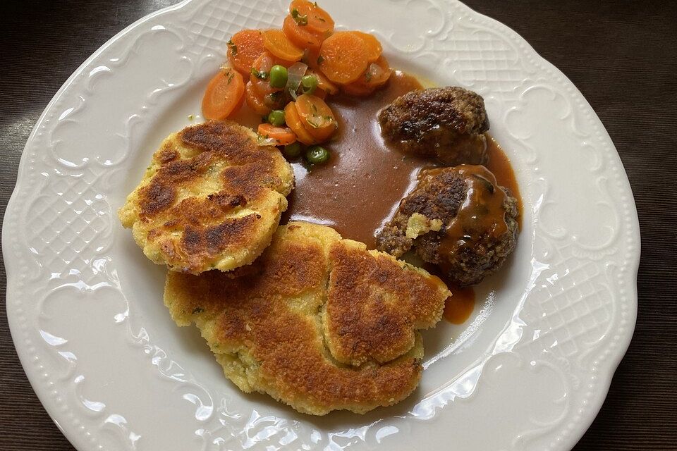 Kartoffelplätzchen aus Kartoffelpüree