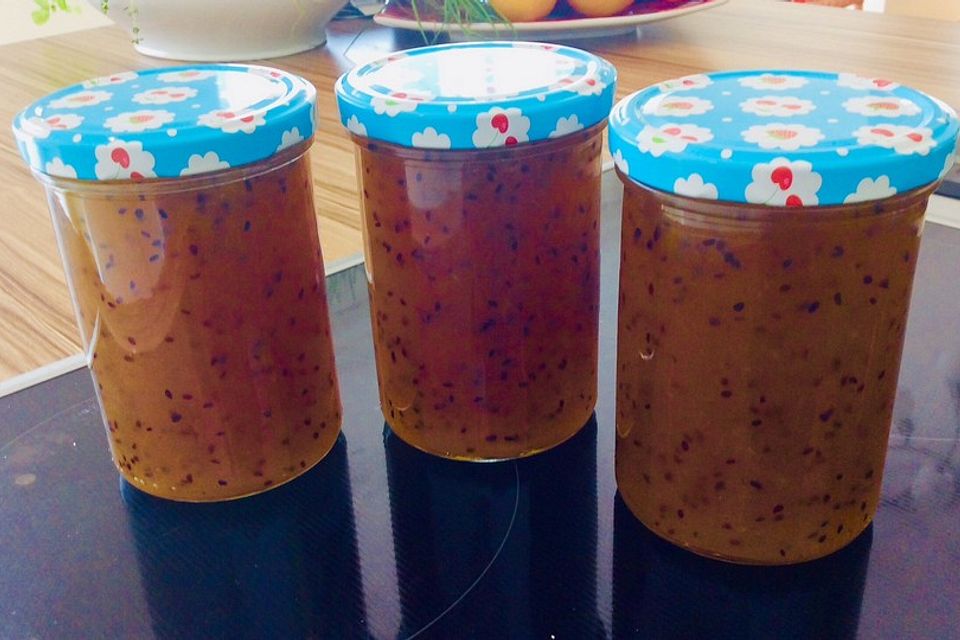 Birnen-Stachelbeer-Marmelade im Thermomix