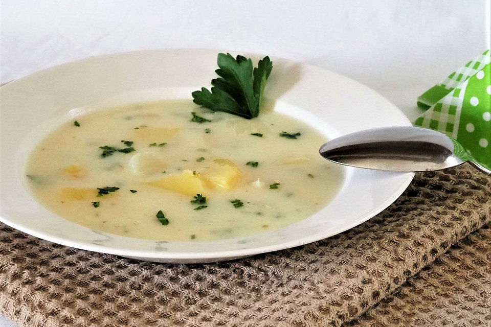 Spargelsuppe wirklich nur aus Resten