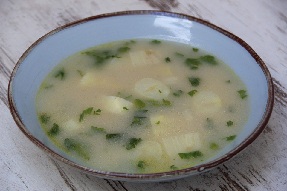 Spargelsuppe wirklich nur aus Resten